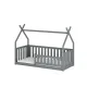 Παιδικό Κρεβάτι Σπιτάκι BODZIO 90x200 - grey