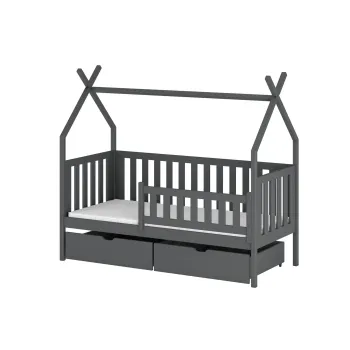 Παιδικό Κρεβάτι Montessori Teepee SIMBA 80x190 graphite 