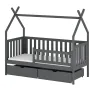 Παιδικό Κρεβάτι Montessori Teepee SIMBA 80x190 graphite 