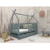 Παιδικό Κρεβάτι Montessori Teepee SIMBA 80x190 grey