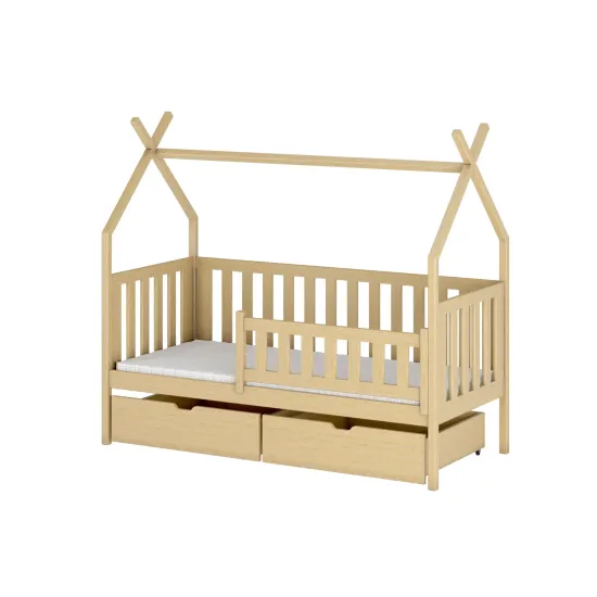 Παιδικό Κρεβάτι Montessori Teepee SIMBA 80x190 pine Παιδικό Κρεβάτι Montessori Teepee SIMBA 80x190 pine