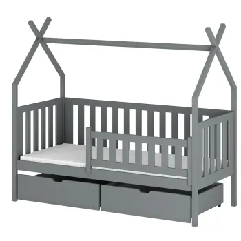 Παιδικό Κρεβάτι Montessori Teepee SIMBA 90x180 grey 