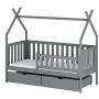 Παιδικό Κρεβάτι Montessori Teepee SIMBA 90x180 grey 