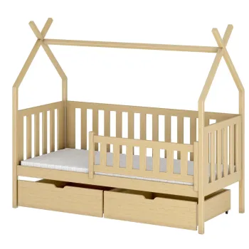 Παιδικό Κρεβάτι Montessori Teepee SIMBA 90x180 pine 