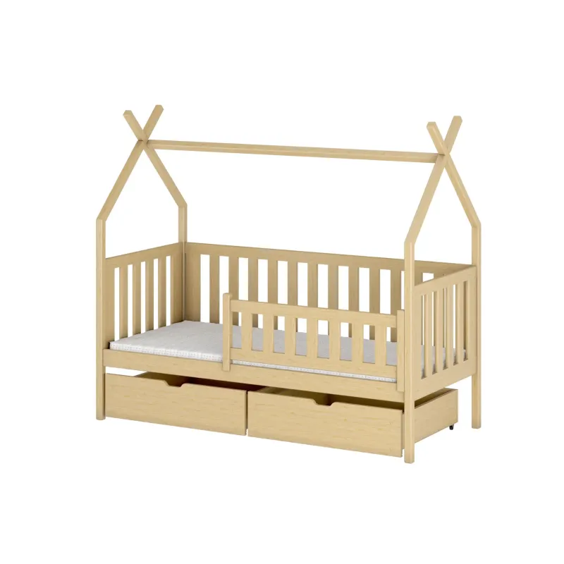 Παιδικό Κρεβάτι Montessori Teepee SIMBA 90x180 pine