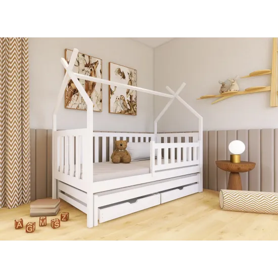 TYTUS 80x190 white teepee bunk bed Lano Furniture