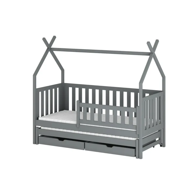 TYTUS 80x190 grey teepee bunk bed Lano Furniture