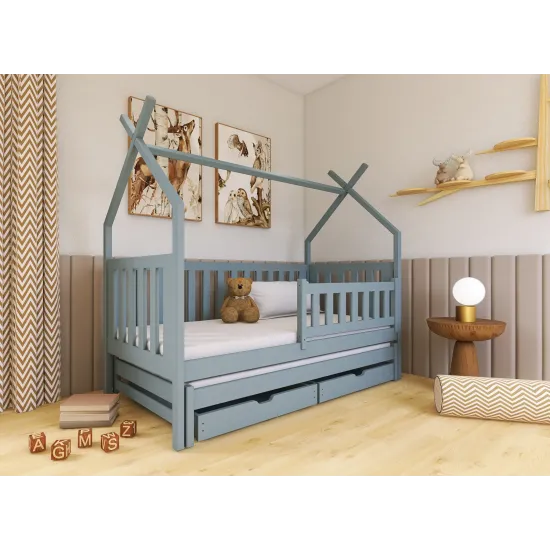 TYTUS 80x190 grey teepee bunk bed Lano Furniture TYTUS 80x190 grey teepee bunk bed Lano Furniture