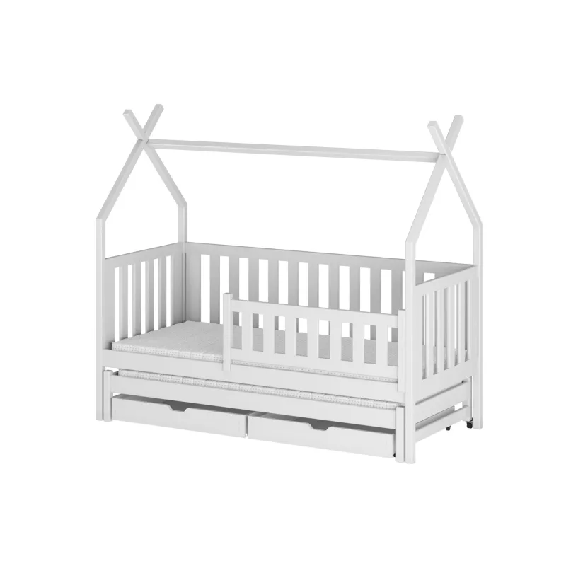 TYTUS 90x180 white teepee bunk bed Lano Furniture