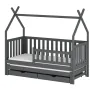 TYTUS 90x180 graphite teepee bunk bed Lano Furniture