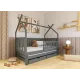 TYTUS 90x180 graphite teepee bunk bed Lano Furniture