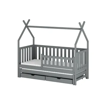 TYTUS 90x180 grey teepee bunk bed Lano Furniture