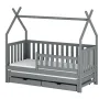 TYTUS 90x180 grey teepee bunk bed Lano Furniture