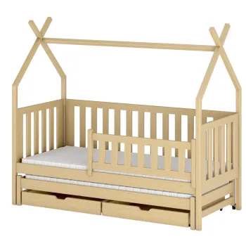 TYTUS 90x180 pine teepee bunk bed Lano Furniture