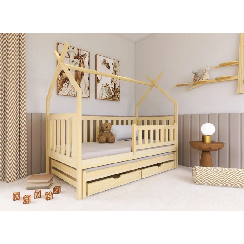 TYTUS 90x180 pine teepee bunk bed Lano Furniture