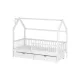 OSKAR 90x180 white childrens house bed Lano Furniture