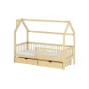 OSKAR 90x180 pine childrens house bed Lano Furniture