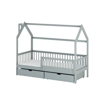 OSKAR 80x170 grey children's house bed Lano Furniture