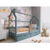 OSKAR 80x190 grey childrens house bed Lano Furniture
