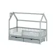 OSKAR 90x180 grey childrens house bed Lano Furniture OSKAR 90x180 grey childrens house bed Lano Furniture