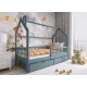 OSKAR 90x180 grey childrens house bed Lano Furniture OSKAR 90x180 grey childrens house bed Lano Furniture