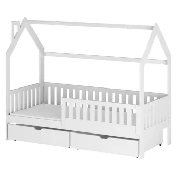 NATAN 80x190 white children's house bed Lano Furniture