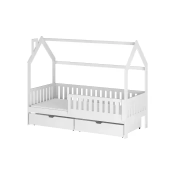 NATAN 80x190 white children's house bed Lano Furniture