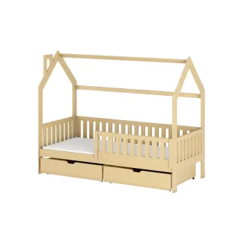 NATAN 90x180 pine children's house bed Lano Furniture