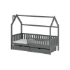 NATAN 90x180 graphite childrens house bed Lano Furniture