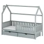 Παιδικό Κρεβάτι Σπιτάκι NATAN 80x190 - grey 
