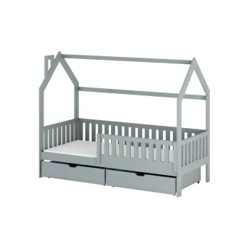 NATAN 90x180 grey children's house bed Lano Furniture
