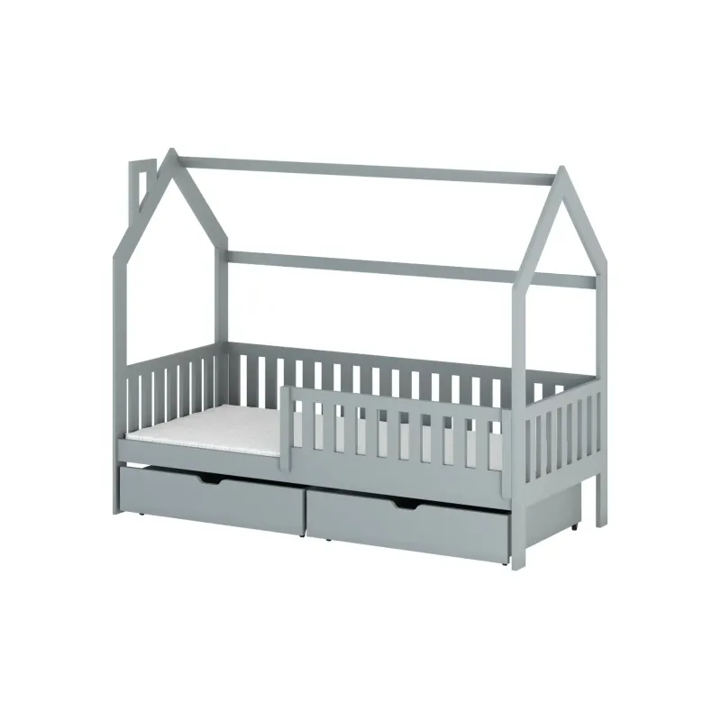 NATAN 90x180 grey childrens house bed Lano Furniture