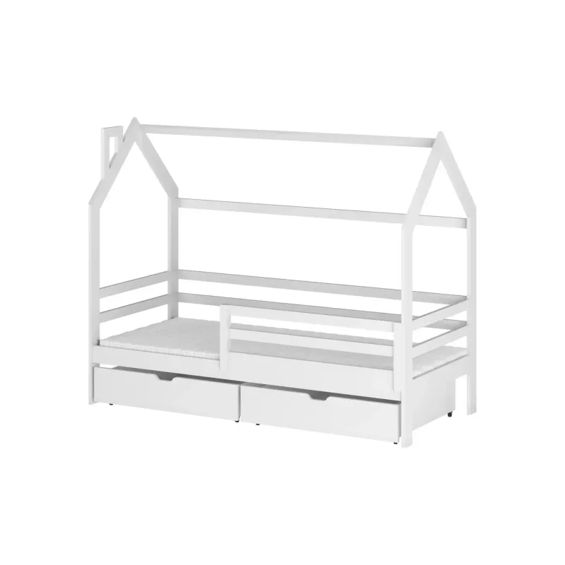 Κρεβάτι Σπιτάκι Montessori - LILA 90x180 white