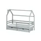 Κρεβάτι Σπιτάκι Mostessori LILA 70x160 grey