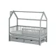 PAPI 90x180 grey childrens house bed Lano Furniture PAPI 90x180 grey childrens house bed Lano Furniture
