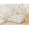 MONKEY 80x190 white childrens house bed Lano Furniture