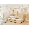 MONKEY 90x180 pine childrens house bed Lano Furniture