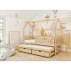 MONKEY 90x180 pine childrens house bed Lano Furniture MONKEY 90x180 pine childrens house bed Lano Furniture