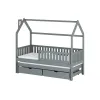 MONKEY 90x180 grey childrens house bed Lano Furniture