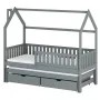 MONKEY 90x180 grey children's house bed Lano Furniture