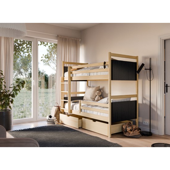 MODERNO 90x190 white youth bunk bed Lano Furniture