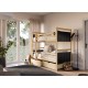 MODERNO 90x190 white youth bunk bed Lano Furniture