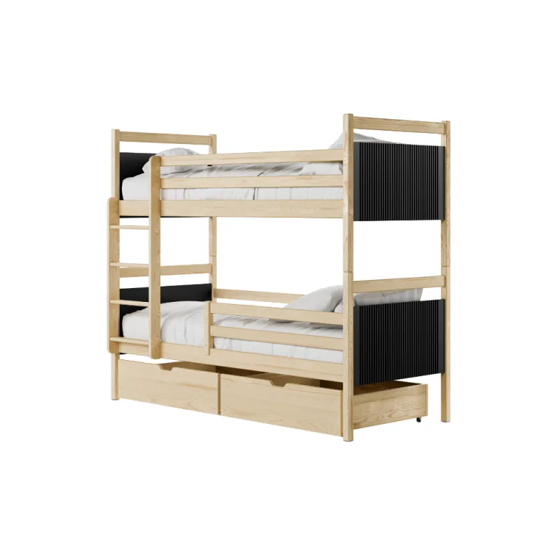MODERNO 80x200 pine youth bunk bed Lano Furniture