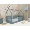 BODZIO 80x160 grey teepee childrens cot bed Lano Furniture
