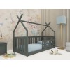BODZIO 80x180 graphite teepee childrens cot bed Lano Furniture