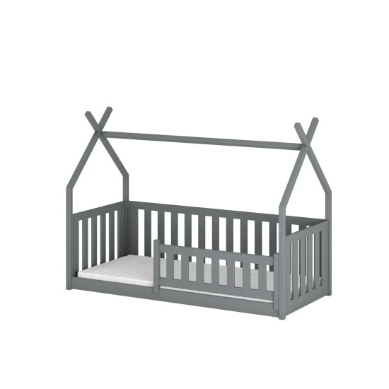 BODZIO 80x200 grey teepee childrens cot bed Lano Furniture