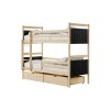 MODERNO 90x190 white youth bunk bed Lano Furniture