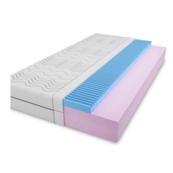 GEMINI 80x170 medium firm 14 cm foam-with profiled foam mattress Lano Furniture