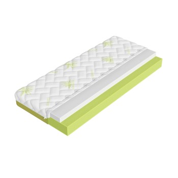 STRONG 70x160 medium firm 13 cm foam-aloe mattress Lano Furniture