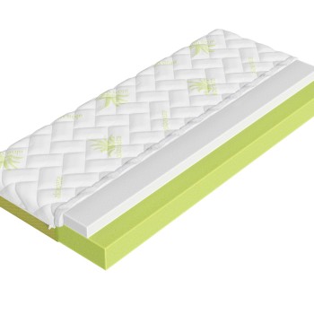 STRONG 90x180 medium firm 13 cm foam-aloe mattress Lano Furniture
